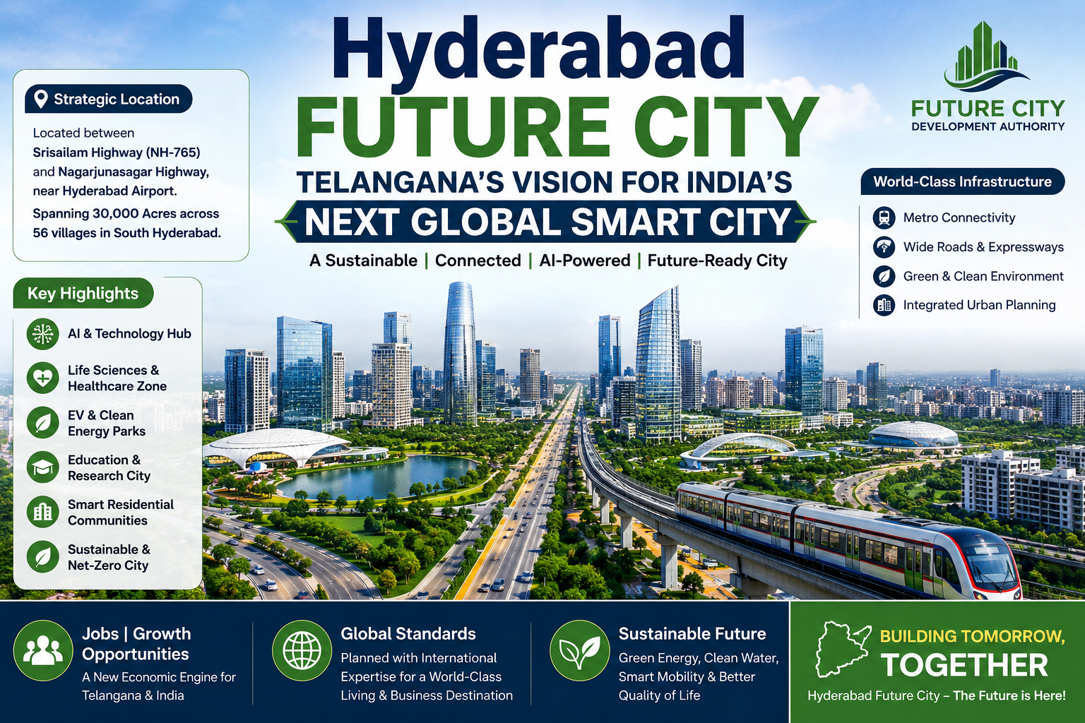 Hyderabad Future City: Telangana’s Vision for India’s Next Global Smart City