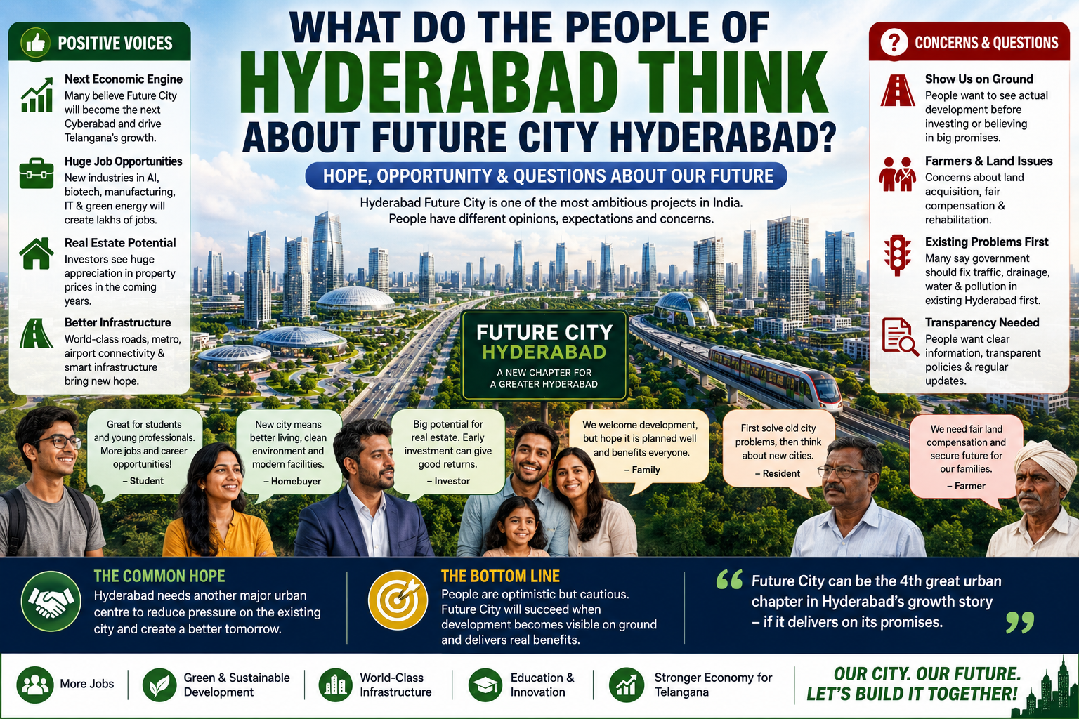 What Do the People of Hyderabad Think About Future City Hyderabad?